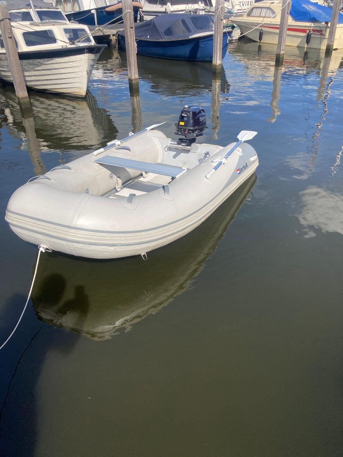 Vortex 270 rubberboot met 4pk 4-takt motor, zgan, Ophalen