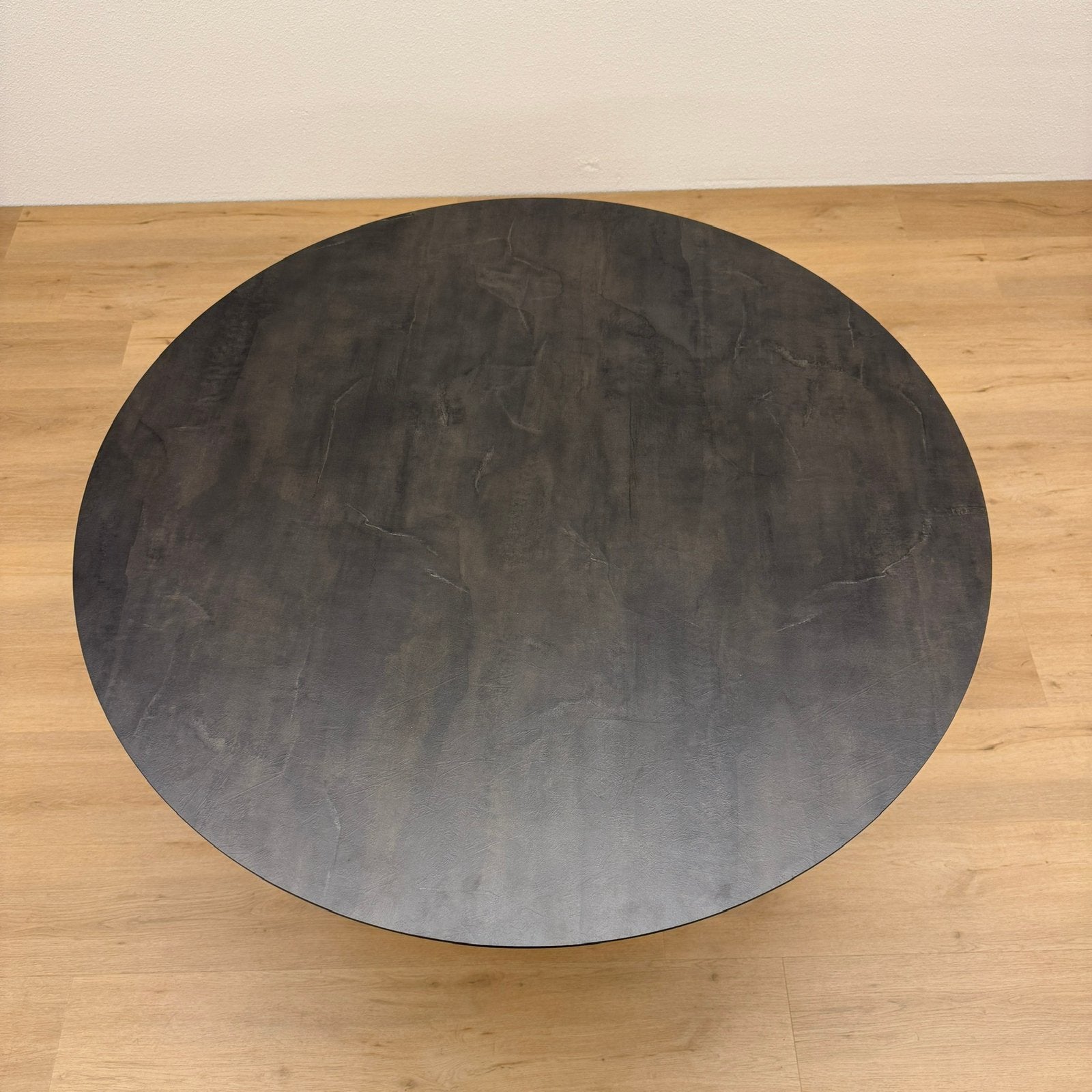 Ronde eettafel 120cm - Marmer HPL - Direct Leverbaar, Huis en Inrichting, Rond, Ophalen of Verzenden, Zo goed als nieuw, Info@betaalbaar-design.nl