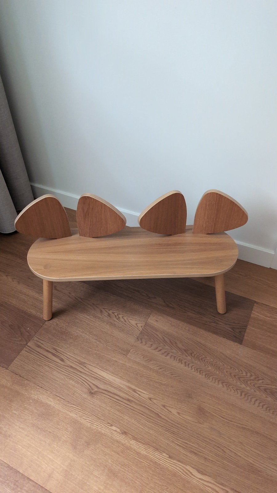 Nofred mouse kinder bankje, Ophalen