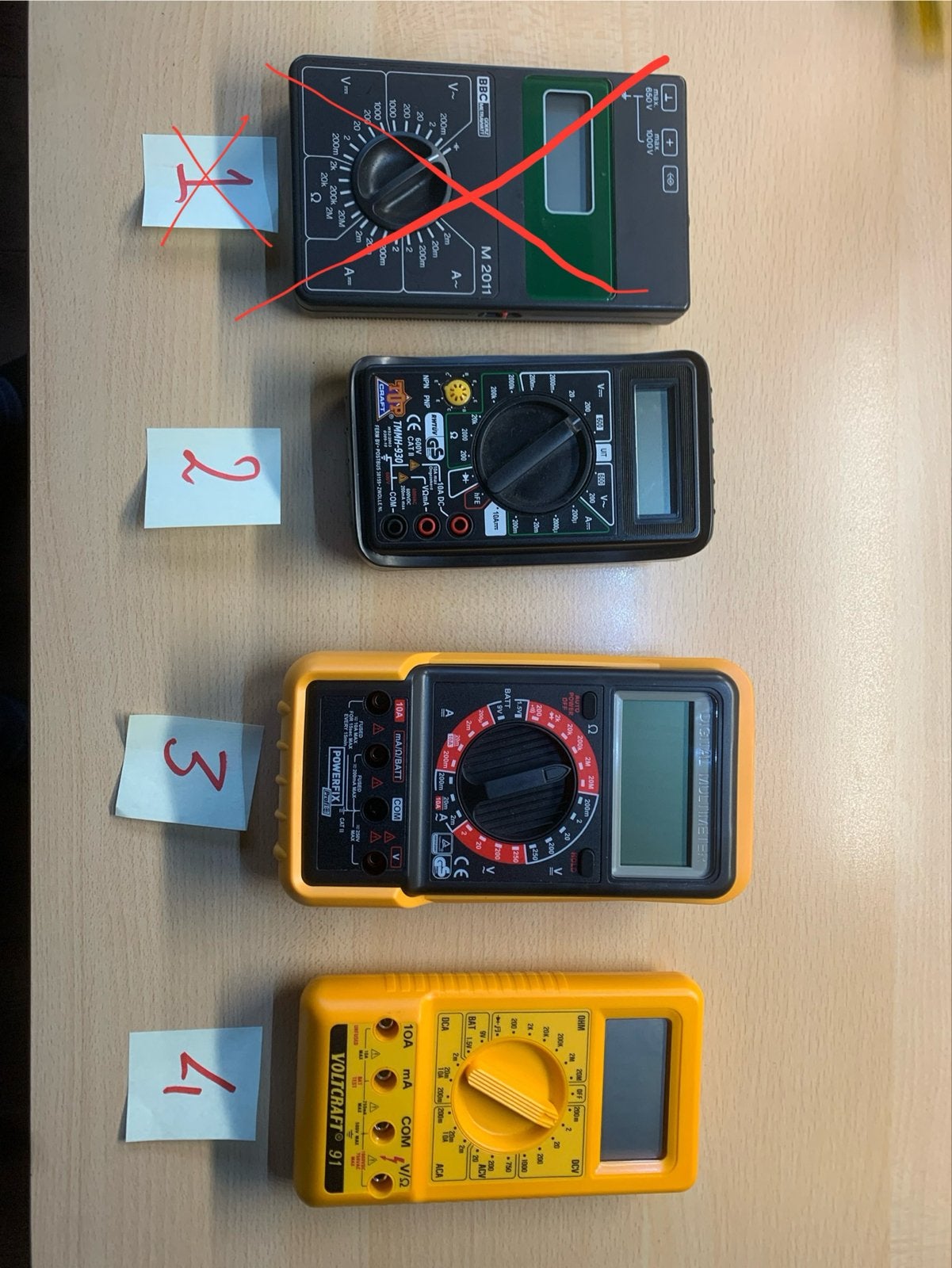 Digitale Multimeters (Powerfix Profi, Voltcraft), Ophalen of Verzenden, Gebruikt, Multimeter