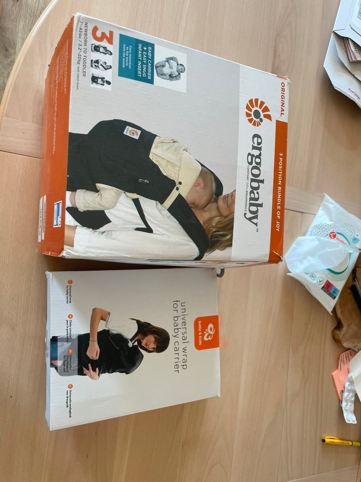 Ergobaby orignal draagzak bundle of joy met regencape, Overige merken, Gebruikt, Buik of Rug, Ophalen of Verzenden