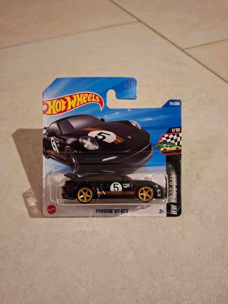 Hot Wheels Porsche 911 GT3 Custom, met Real Riders Wielen!!, Ophalen of Verzenden, Nieuw, Auto