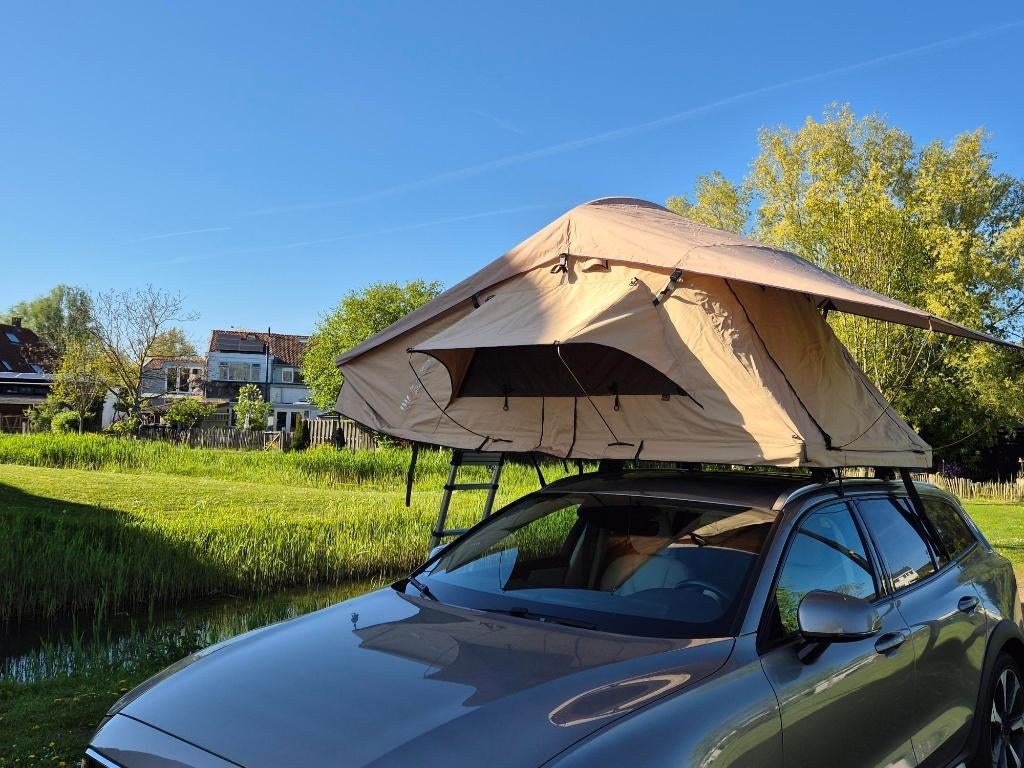 Nieuwe daktent DTBD 140L (met garantie en extra's), Ophalen, Nieuw, Tot en met 2