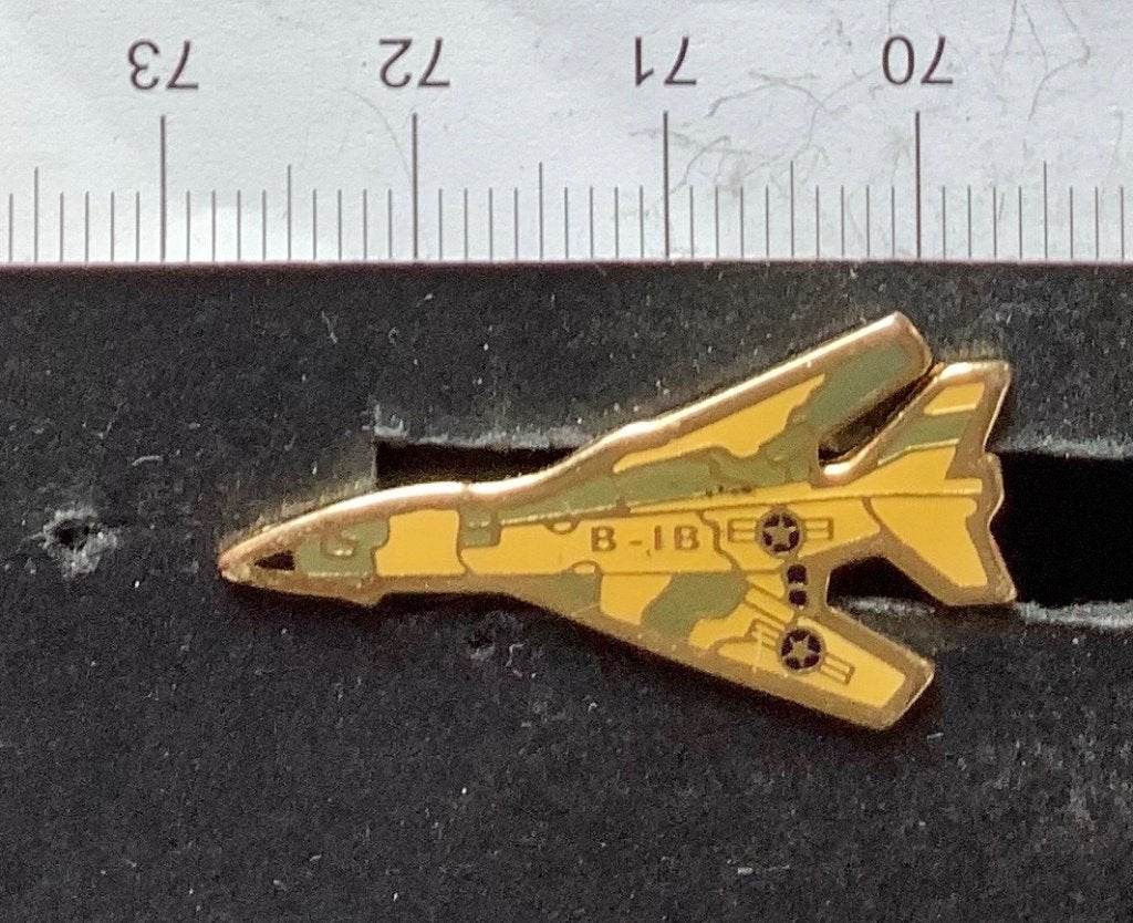 pin, militair, Rockwell B-1B Lancer, luchtmacht (R3, Ophalen of Verzenden, Nieuw, Overige onderwerpen, Speldje of Pin