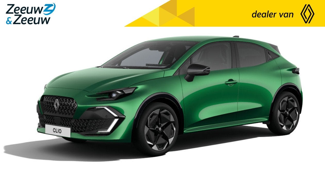Renault Clio (Zeeuw & Zeeuw Private Lease Actie v.a. €421,, Auto's, Voorwielaandrijving, Stof, 1153 kg, Bedrijf
