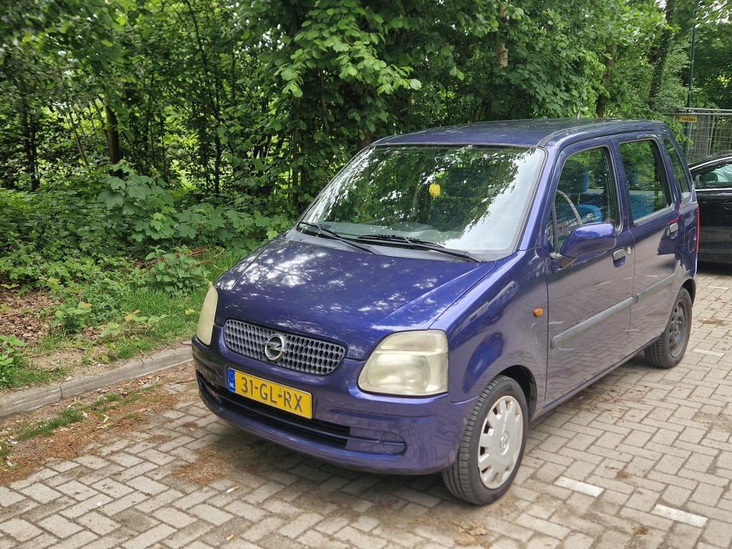 Opel Agila 1.2 I 16V 2001 Blauw, Auto's, Opel, Particulier, Agila, Radio, Benzine, C, MPV, Handgeschakeld, Origineel Nederlands