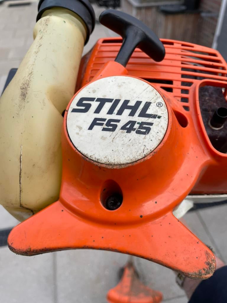 Stihl bosmaaier, Ophalen, Gebruikt, Benzine