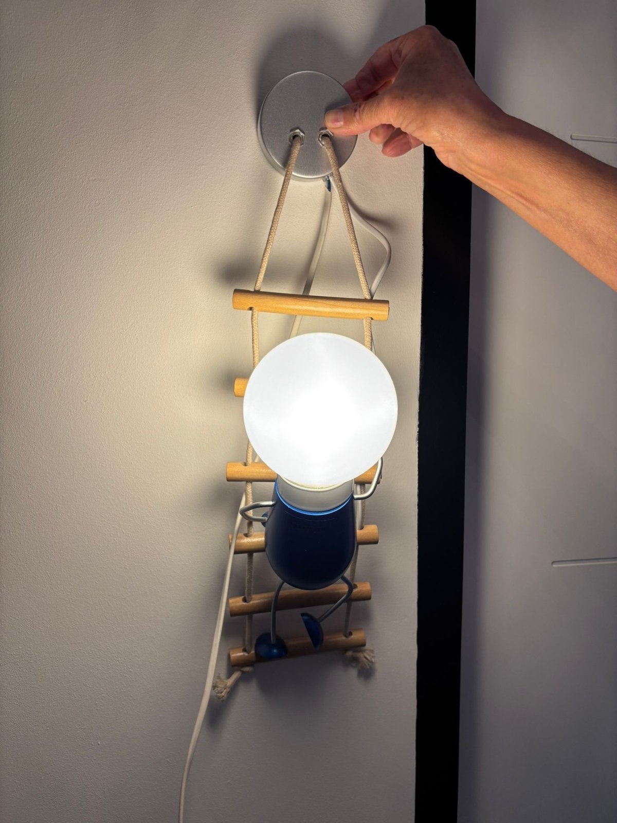 PHILIPS KINDERLAMPJE (CLIMBO), Gebruikt, Ophalen of Verzenden, Meerkleurig, Lamp