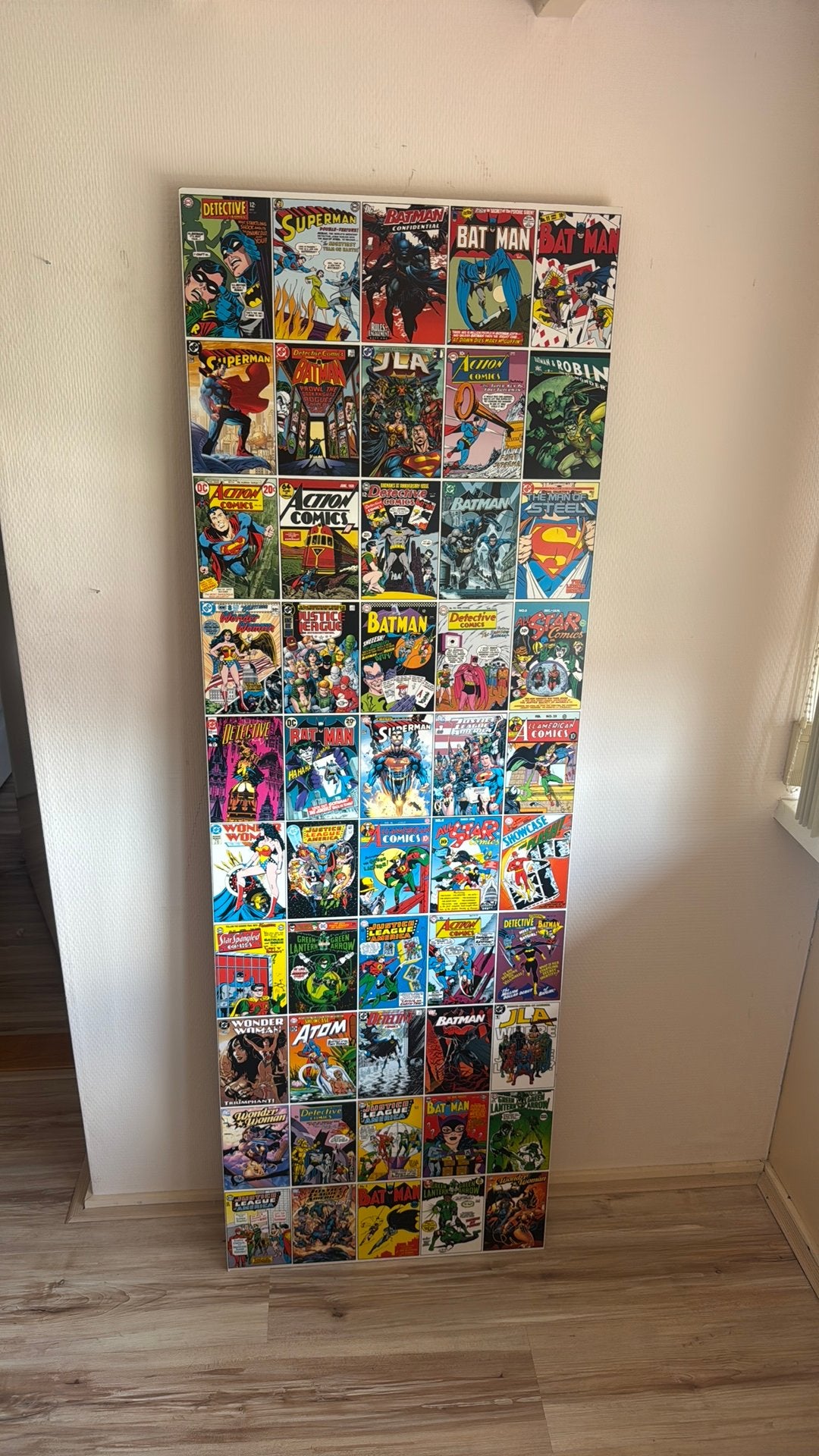 Marvel wanddecoratie comics, Ophalen