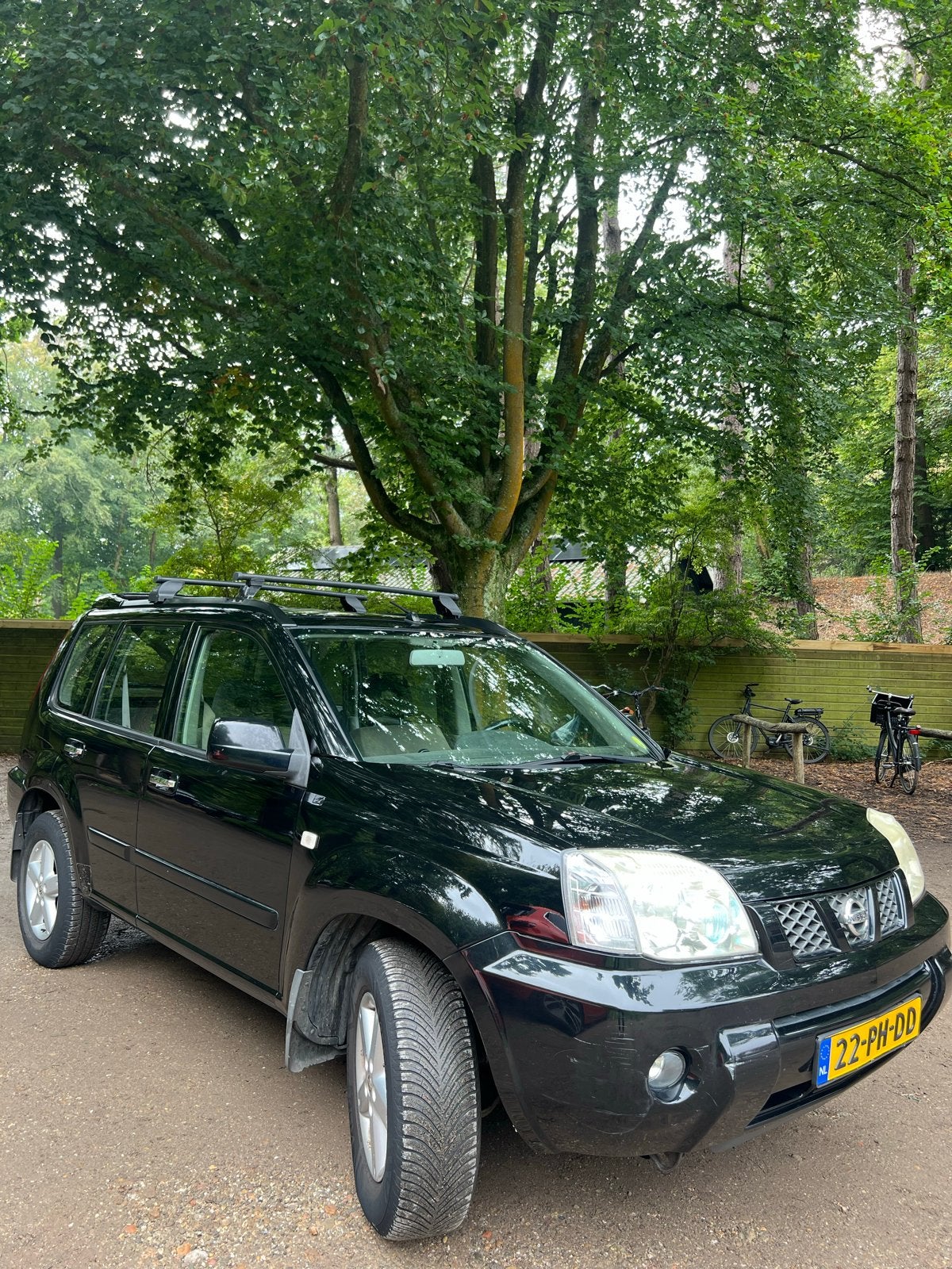 Nissan X-Trail 2.5 2004 Zwart, Stof, 164 pk, 4 cilinders, 2000 kg
