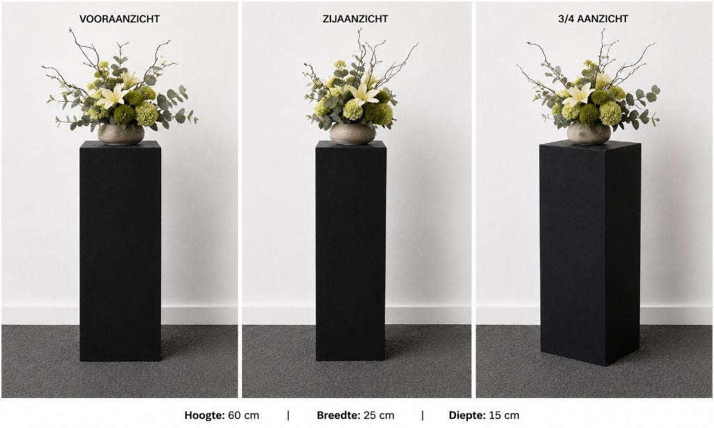 MDF SOKKEL (Naadloos) | Luxe Design Zuil/Pilaar 60x25x15 cm, Ophalen of Verzenden, Nieuw