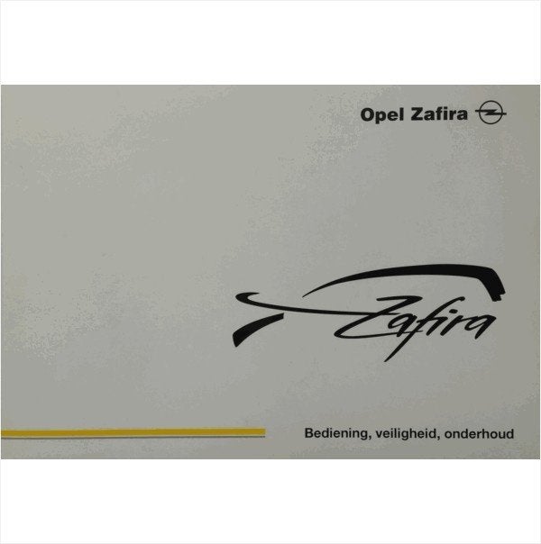 Opel Zafira A Instructieboekje 2002 -03 #1 Nederlands, Ophalen of Verzenden