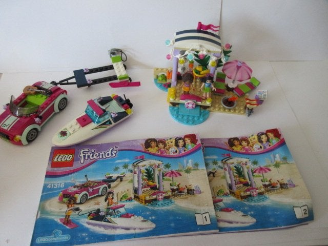 41316 Friends, Andrea's speedboat transporter, Lego, Friends, Ophalen of Verzenden, Zo goed als nieuw