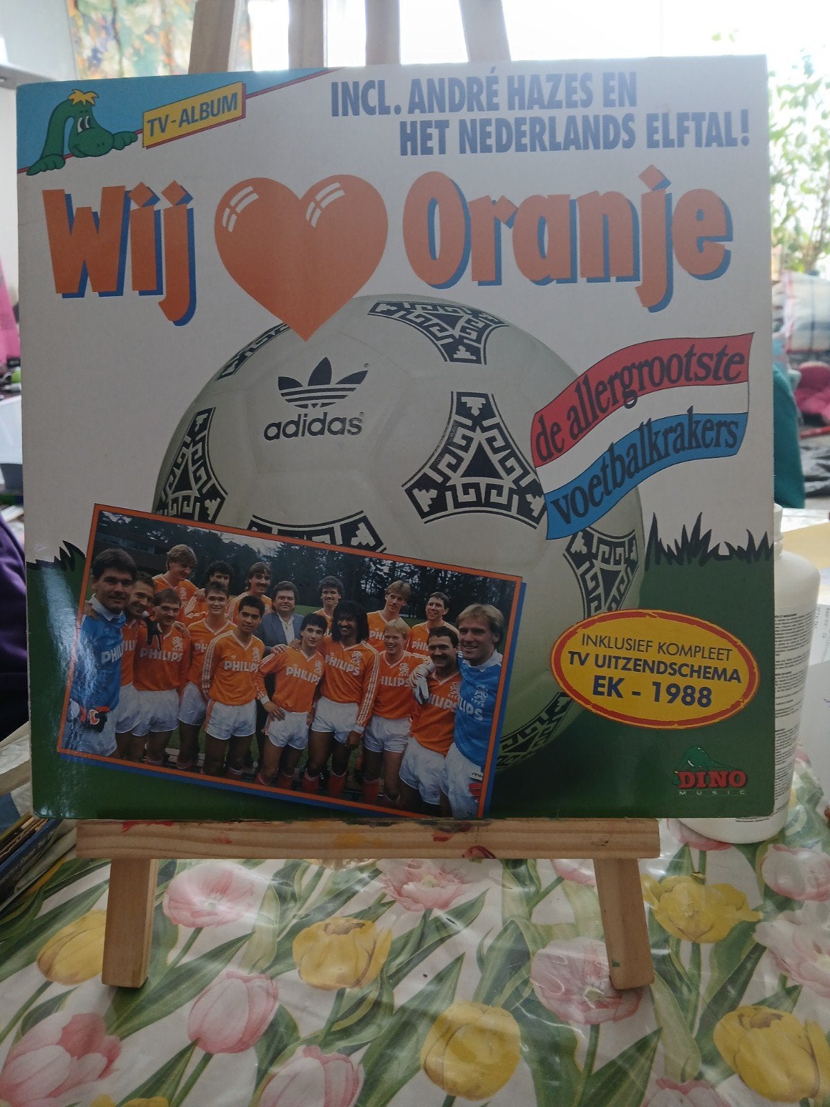 Wij Houden van Oranje - EK 1988 Voetbal lp plaat, Cd's en Dvd's, Ophalen of Verzenden, Gebruikt, 12 inch