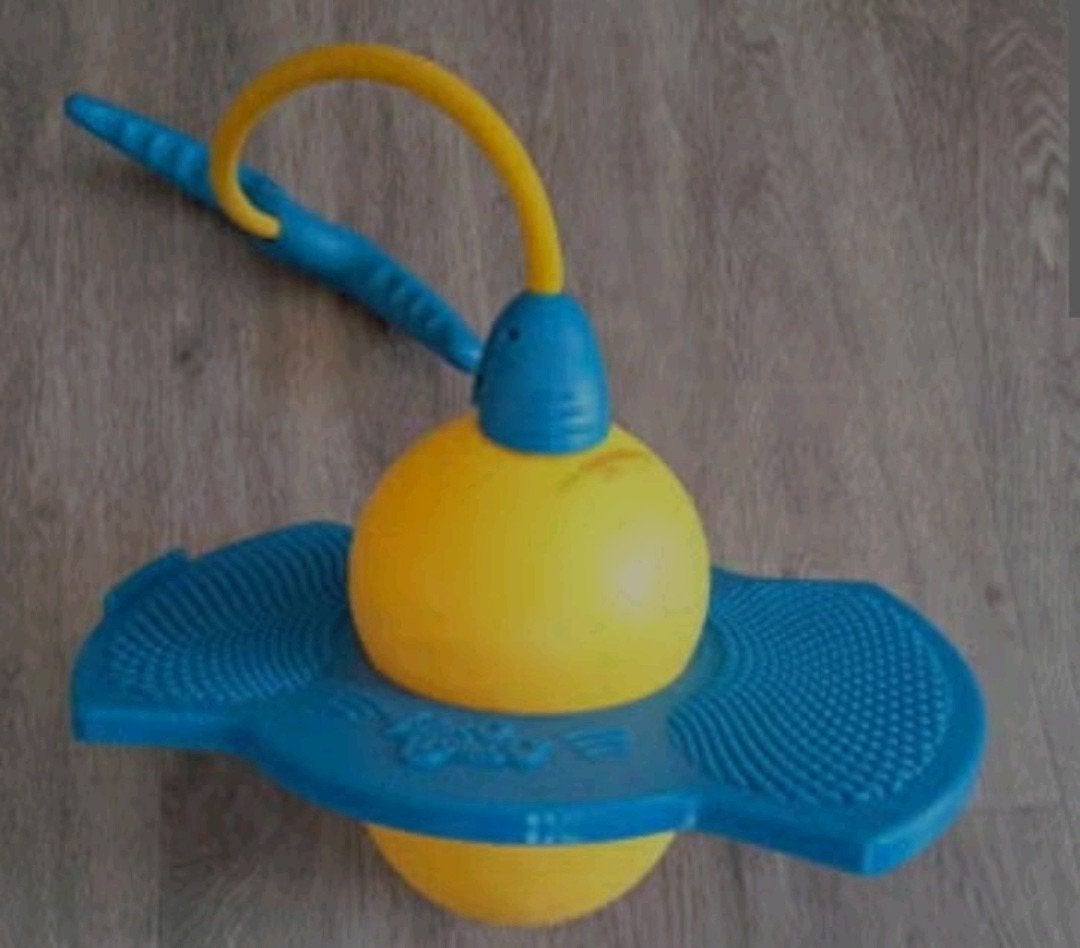 ALLEEN GETEST! Springbal 🤪 springstok lolobal met touw, Ophalen of Verzenden, Zo goed als nieuw