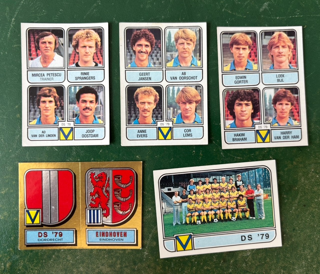 5 panini plaatjes DS’79 voetbal 82, Ophalen of Verzenden