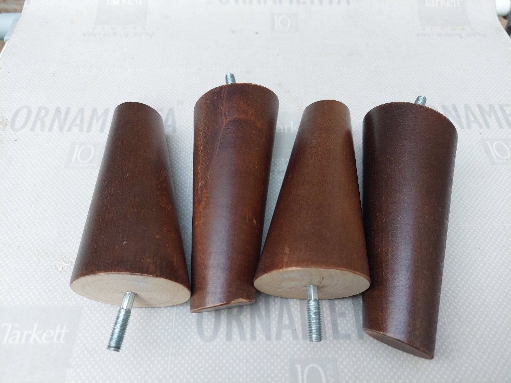 Houten stoel poten, Bruin, Ophalen of Verzenden, Zo goed als nieuw, Eén