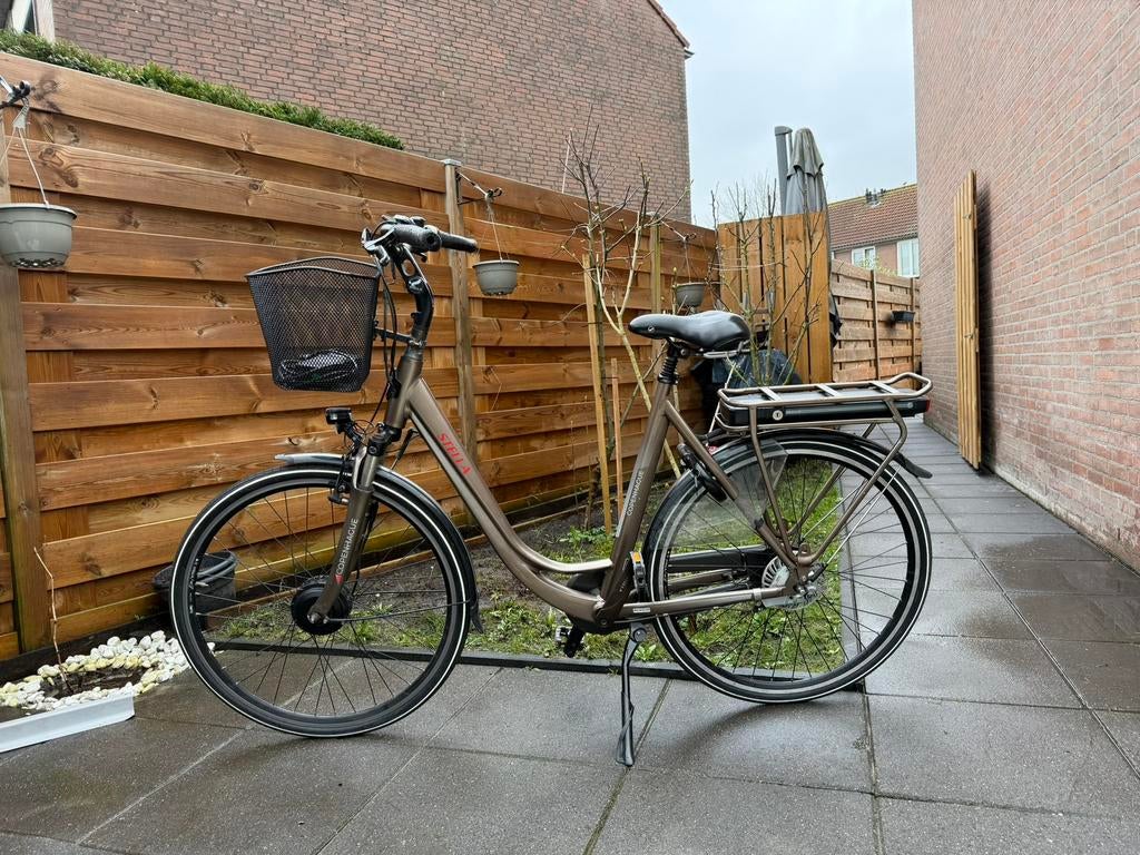 Stella copenhauge elektrische fiets, Fietsen en Brommers, Fietsen | Dames | Omafietsen, Zo goed als nieuw, 56 cm of meer, Versnellingen