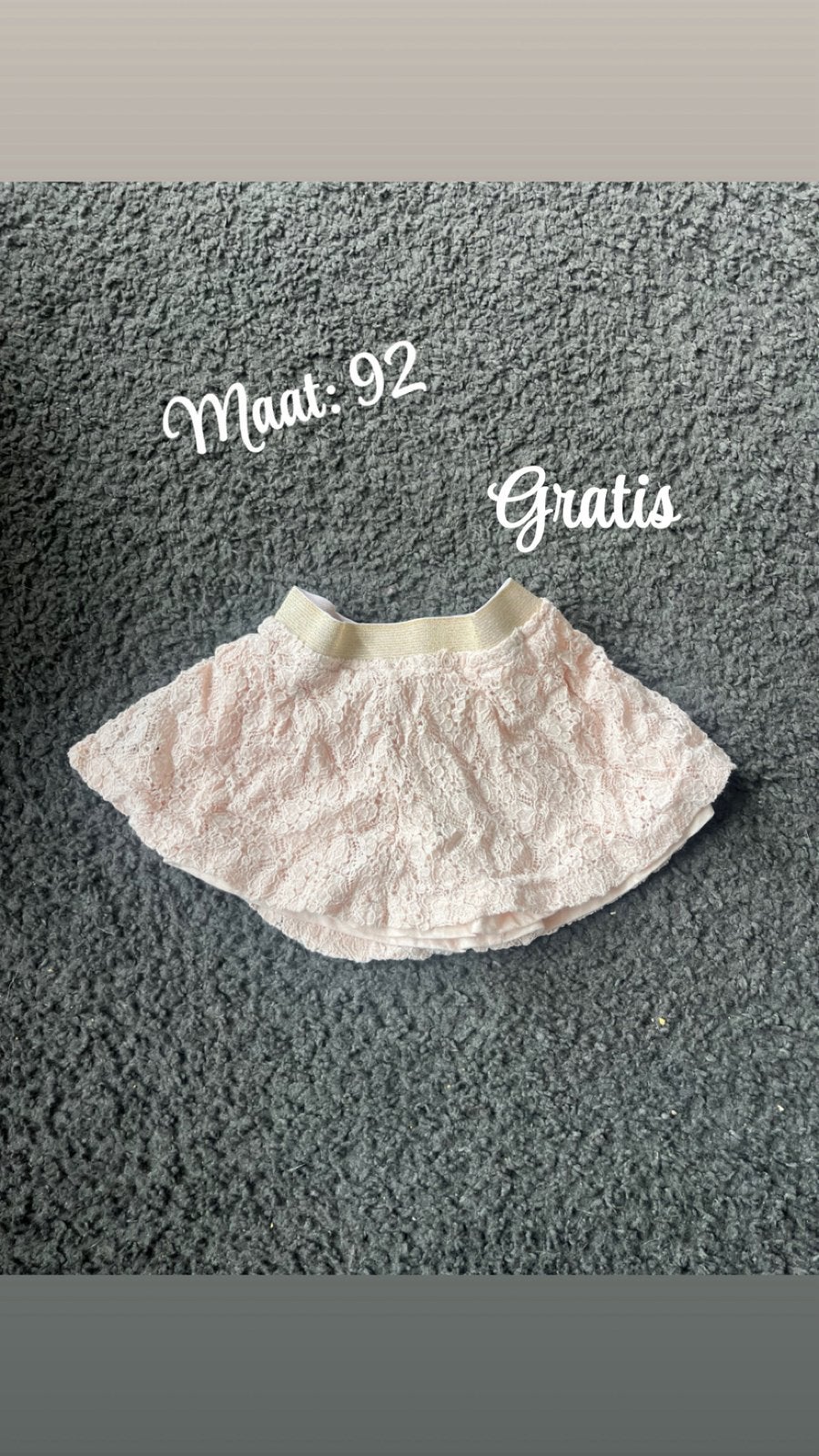 Baby kleren, Kinderen en Baby's, Babykleding | Maat 56, Ophalen, Gebruikt, Meisje