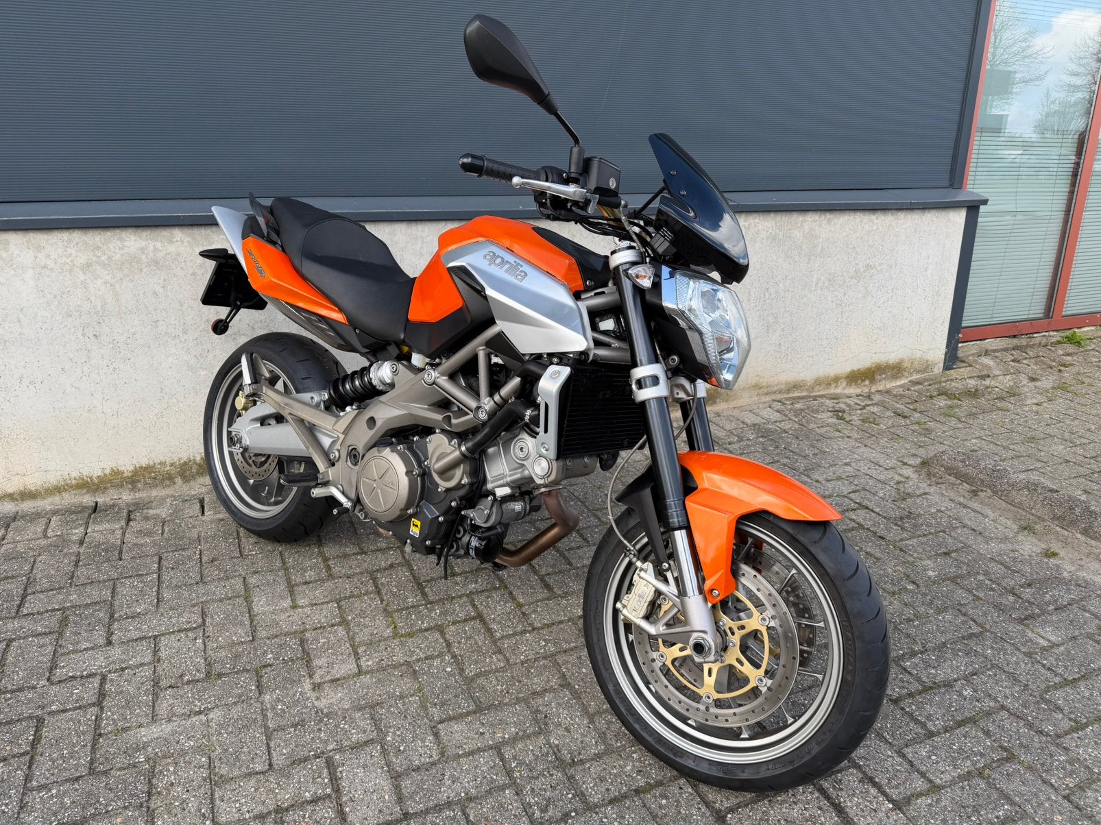 Aprilia SL 750 Shiver (2010) 35440KM [ windscherm ], Motoren, 2 cilinders, ., Motorrijbewijs A, 749 cc