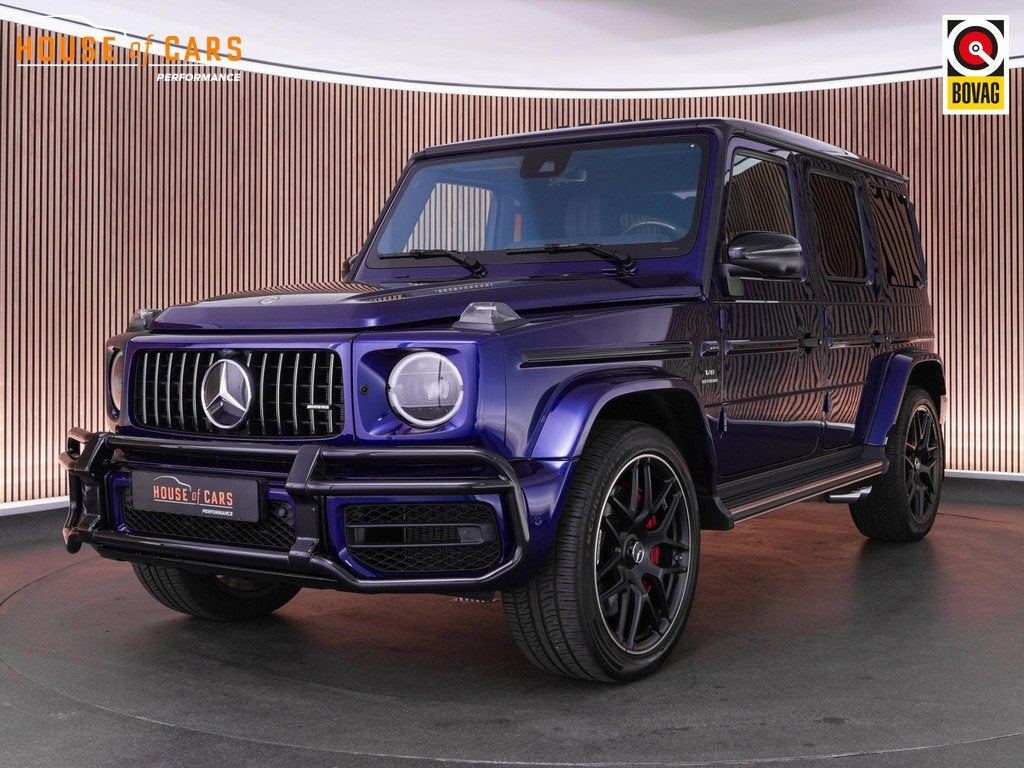 Mercedes-Benz G-klasse AMG 63 |ex. BPM/BTW|Burmester|schuif/, Auto's, Mercedes-Benz, Automaat, Gebruikt, G-Klasse, Blauw