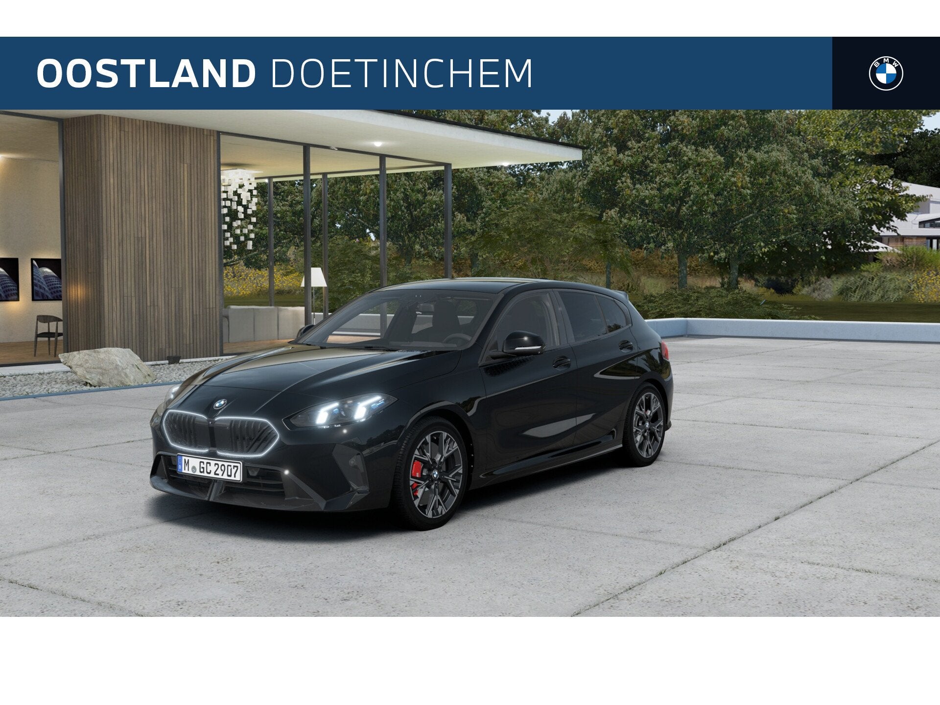 BMW 1 Serie 120 M Sport Automaat / Sportstoelen / M Adaptief, Auto's, BMW, Dealer onderhouden, Zwart, 156 pk, Zwart