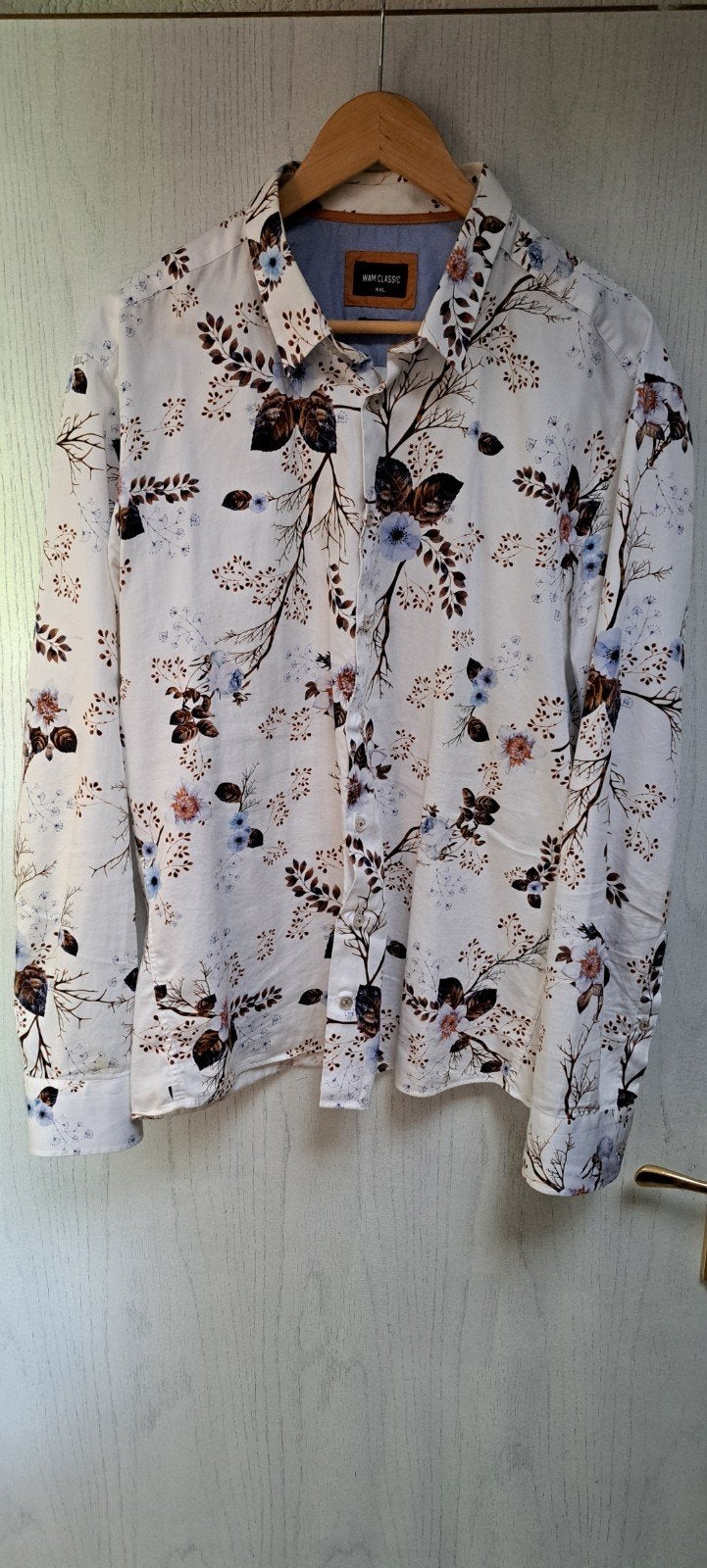 Heren overhemd xxl, Kleding | Heren, Overhemden, Blauw, Ophalen of Verzenden, Zo goed als nieuw, Overige halswijdtes
