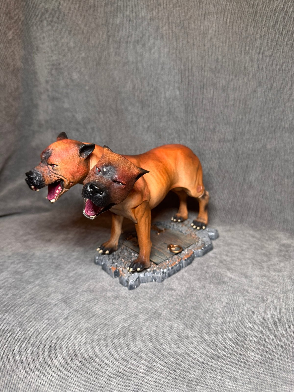 Vintage Harry Potter Fluffy – 3-Koppige Hond – Mattel 2001, Ophalen of Verzenden, Zo goed als nieuw, Actiefiguurtje