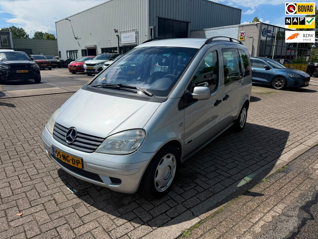 Mercedes-Benz Vaneo 1.6 Ambiente Airco, NAP Nette auto, Stof, Gebruikt, Overige modellen, 4 cilinders