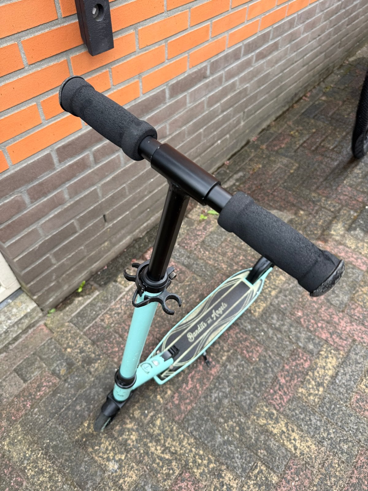 Bandits & Angels Streetracer kinderstep mintgroen gebruikt, Ophalen, Zo goed als nieuw, Gewone step
