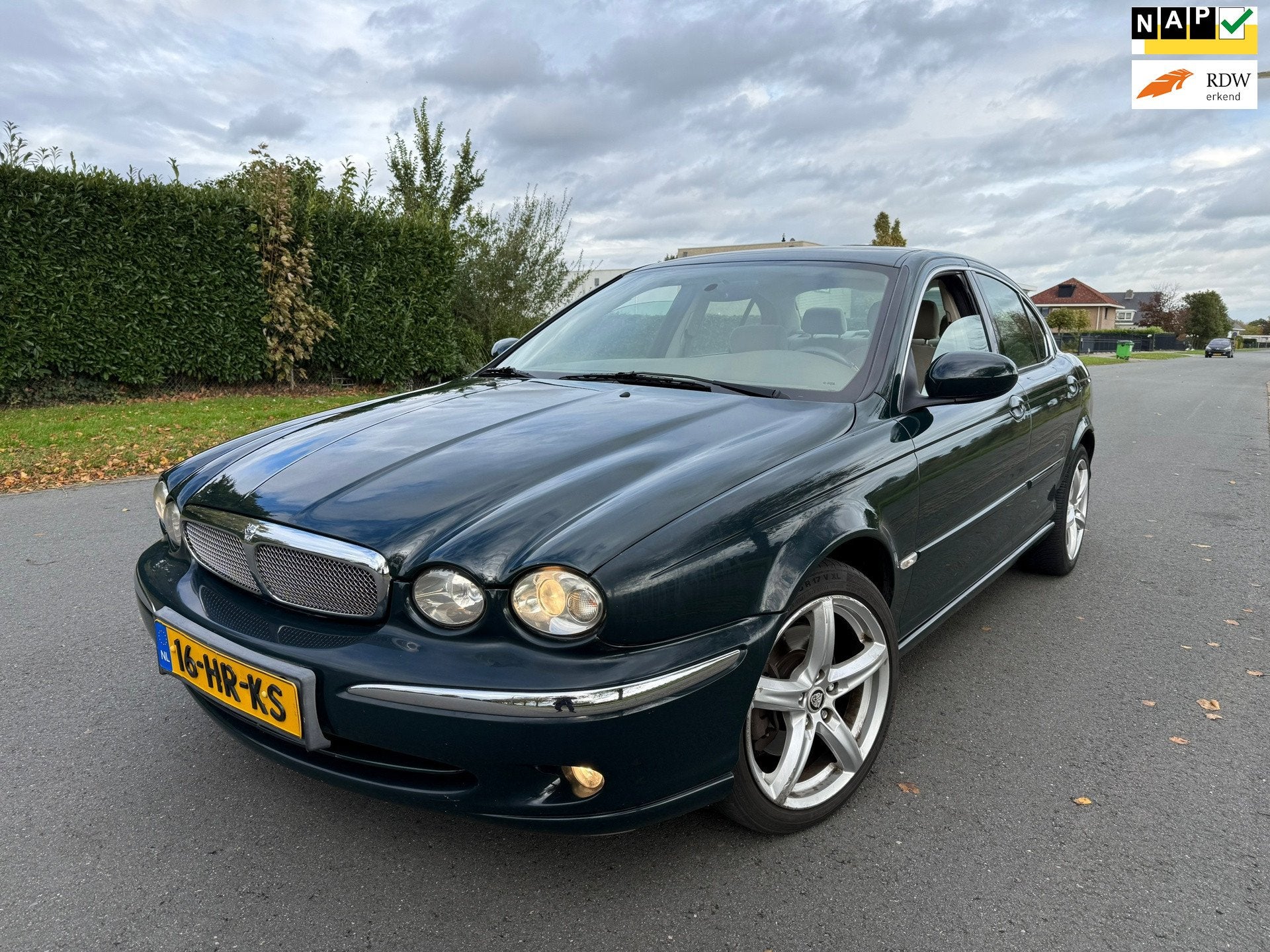 Jaguar X-type 2.5 V6 NAP/CLIMA/APK 12-2027, Auto's, Automaat, 196 pk, Gebruikt, Beige