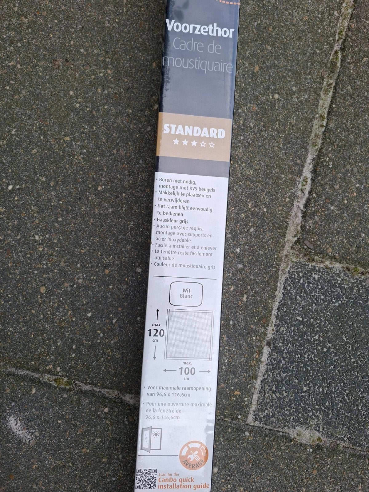 Voorzethor voor raam - max 120x100cm, Kunststof, Overige typen, Minder dan 200 cm, Nieuw