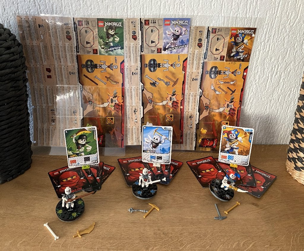 Lego Ninjago 2114, 2115 & 2116, Lego, Compleet, Ophalen of Verzenden, Zo goed als nieuw