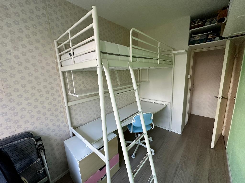 Hoogslaper Ikea (Svarta: wit), Ophalen, Gebruikt, Hoogslaper