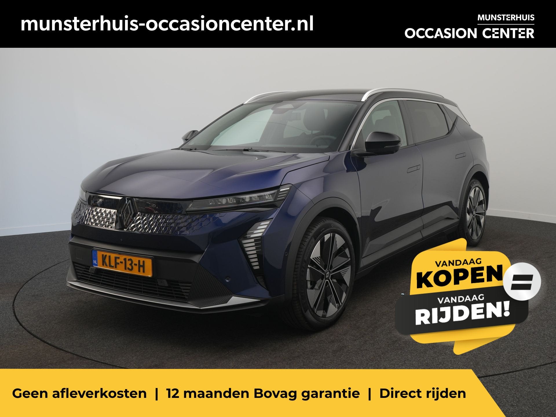 Renault Scénic E-Tech EV87 Long Range Techno - RIJKLAARPRIJ, Auto's, Renault, Bedrijf, Te koop, Scénic, 360° camera, ABS, Achteruitrijcamera