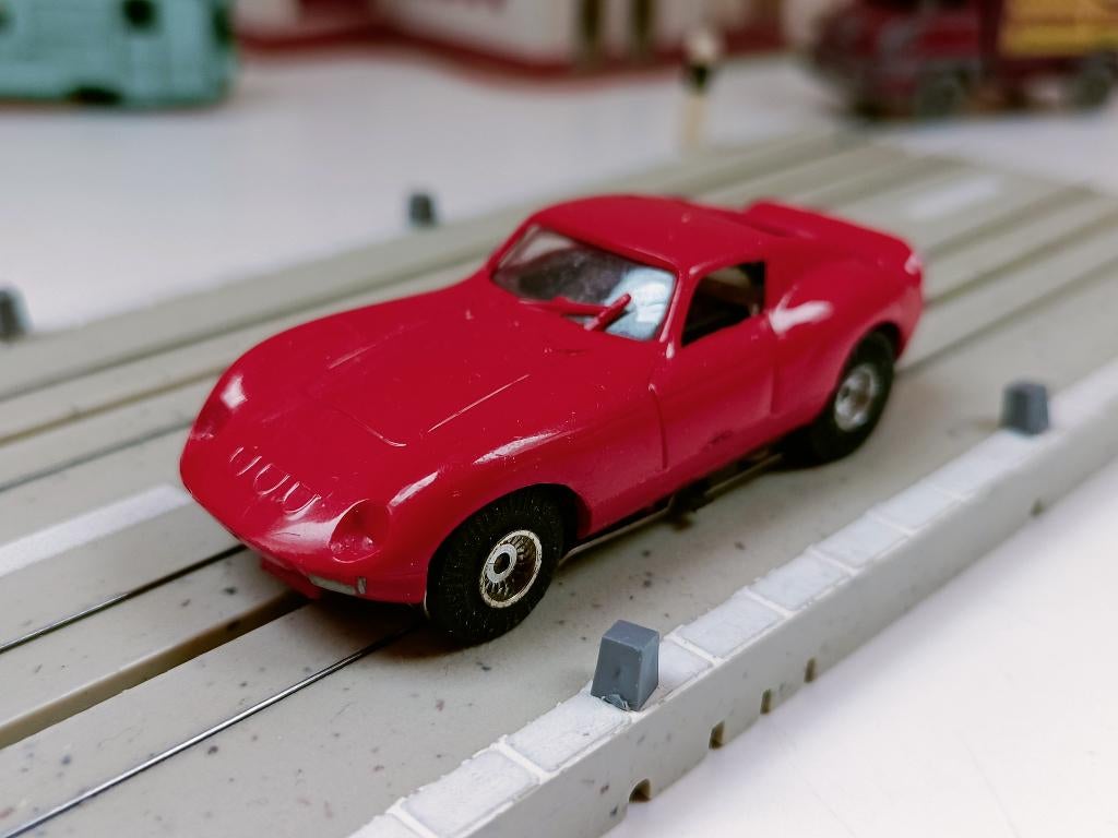 Faller AMS 5836 Ferrari GT type2 rood, Overige merken, Racebaan, Ophalen of Verzenden, Zo goed als nieuw