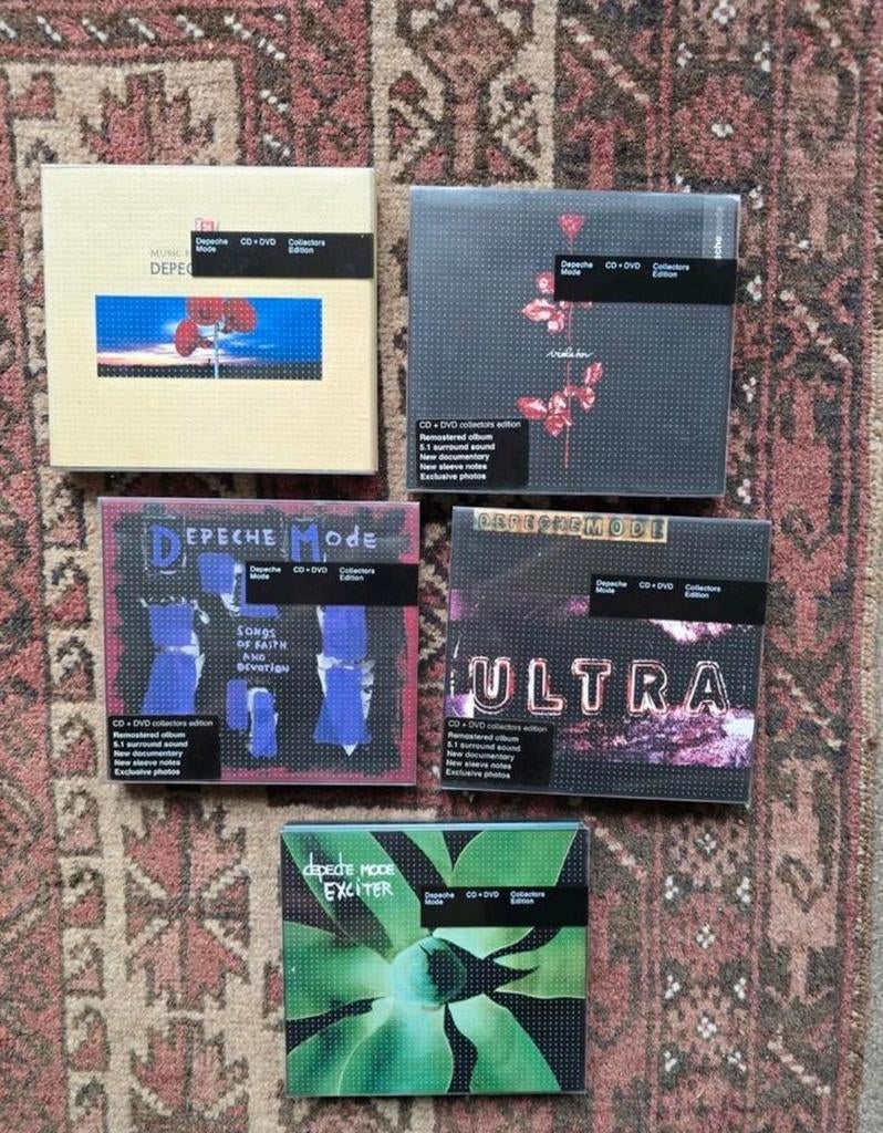 Depeche Mode 5x Collectors Edition Super Audio CD +DVD SACD, Verzenden, Zo goed als nieuw