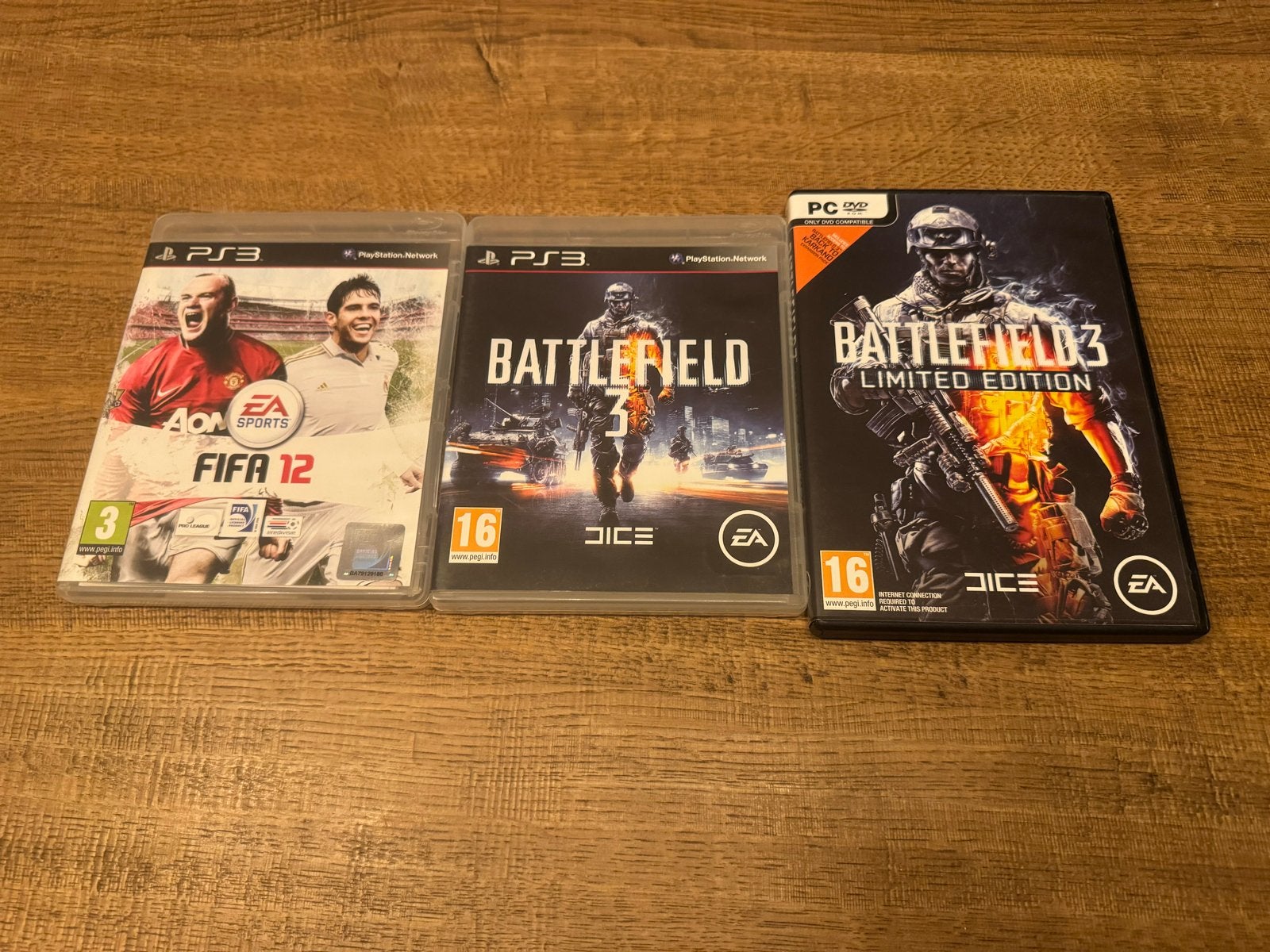 FIFA 12 (PS3) en Battlefield 3 (PS3 & PC) games, Gebruikt, Ophalen of Verzenden, 3 spelers of meer, Vanaf 16 jaar