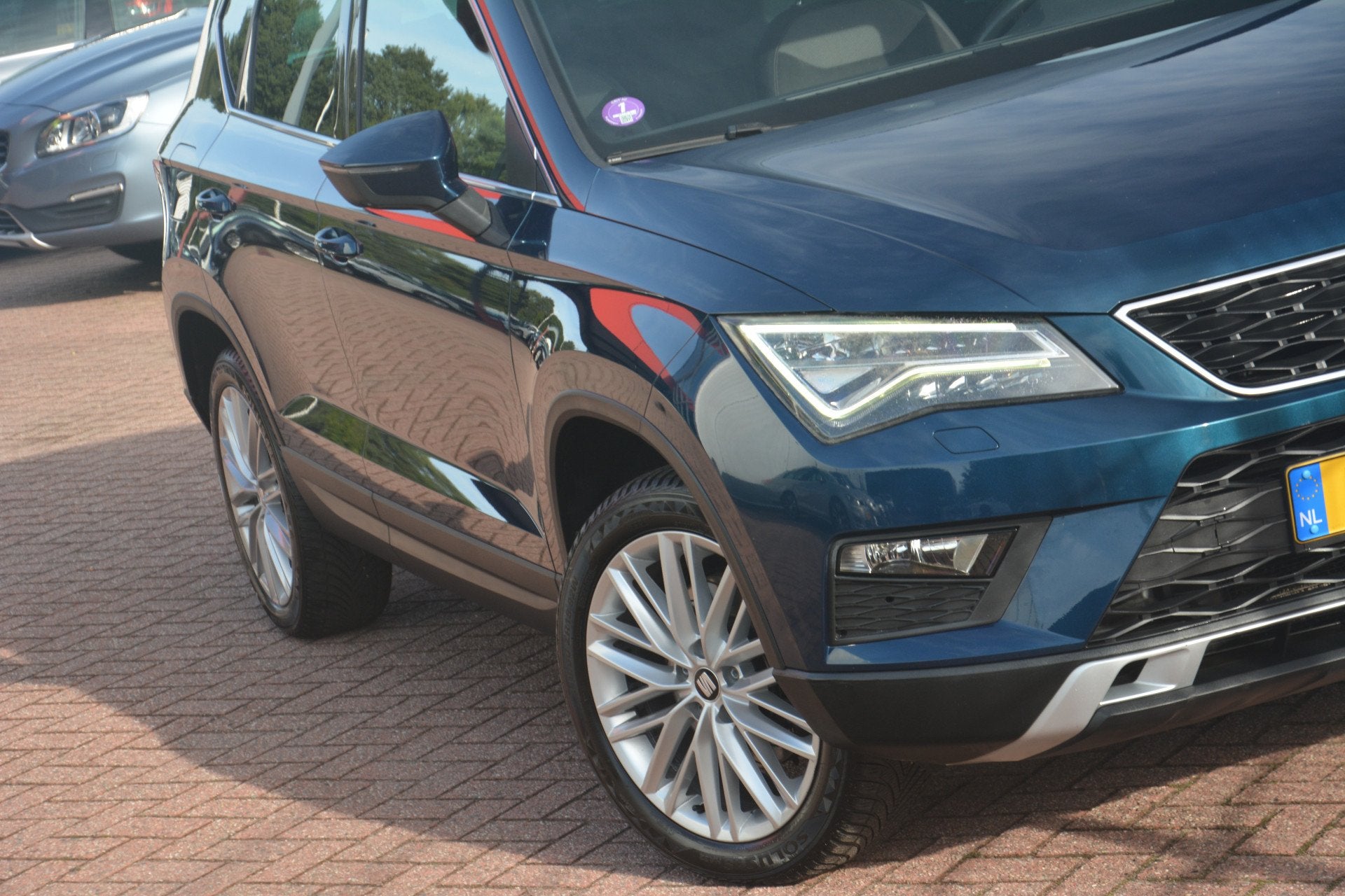 SEAT Ateca 1.4 EcoTSI Xcellence | Navigatie | Trekhaak | Cam, Auto's, Gebruikt, 4 cilinders, 150 pk, Blauw