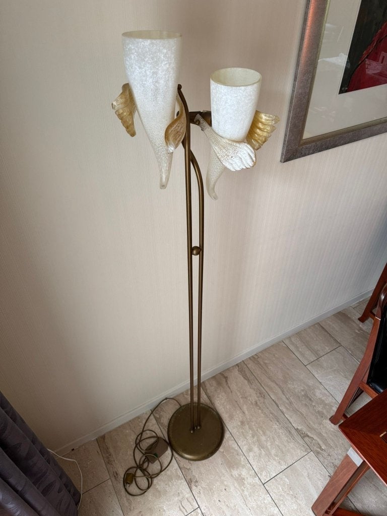 Italiaanse Vintage Lampen Franco Luce | Murano Glas, Ophalen, Gebruikt, E14 (klein), Italiaans Vitage | Franco Luce
