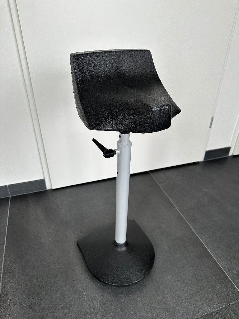 Ergonomische sta zit werkplaats kruk, Gebruikt, Zwart, Ophalen of Verzenden, Bureaukruk