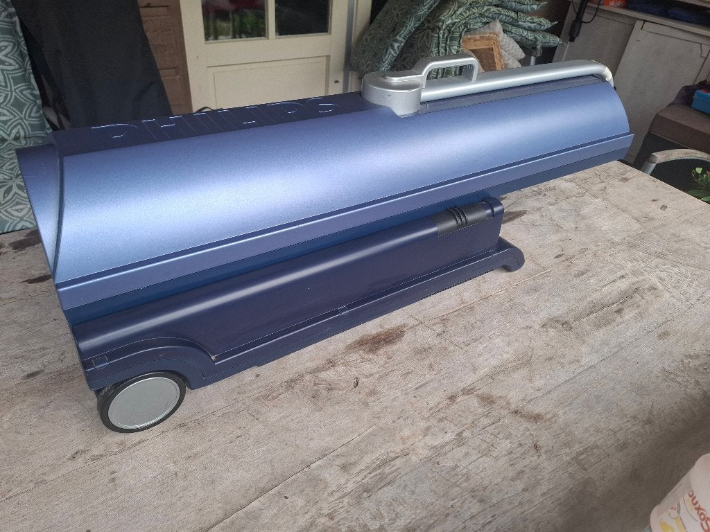 Philips Sunmobile HB 824 Zonnebank, Witgoed en Apparatuur, Zonnebanken en Gezichtsbruiners, Ophalen, Gebruikt, Zonnebank enkelzijdig