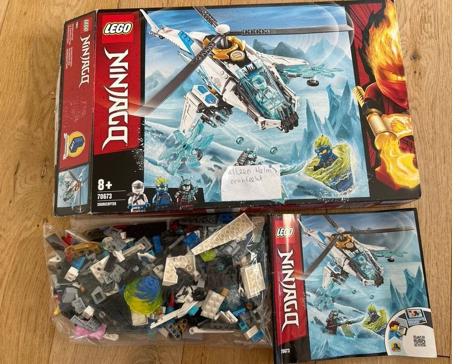 LEGO Ninjago 70673 Shuricopter, Ophalen of Verzenden, Gebruikt, Overige merken