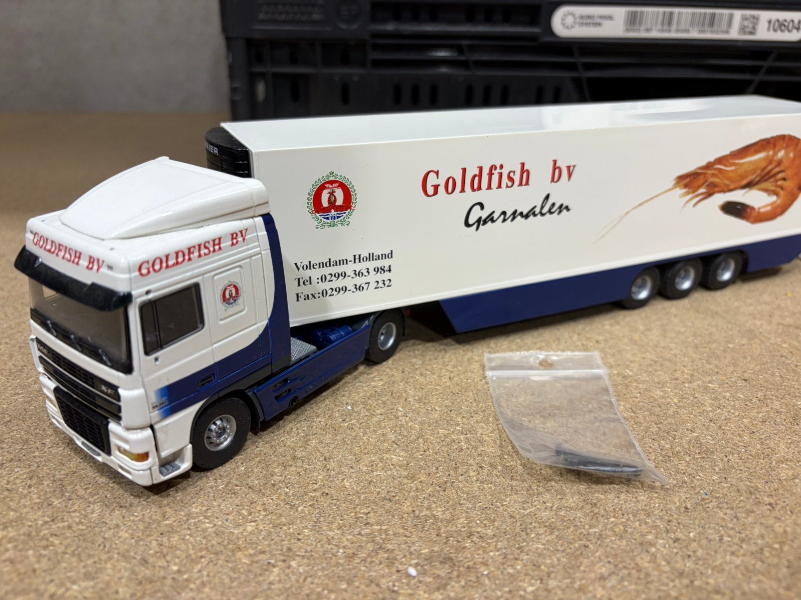 TEKNO DAF XF GOLDFISH BV GARNALEN, Ophalen of Verzenden, Zo goed als nieuw, Bus of Vrachtwagen, Tekno