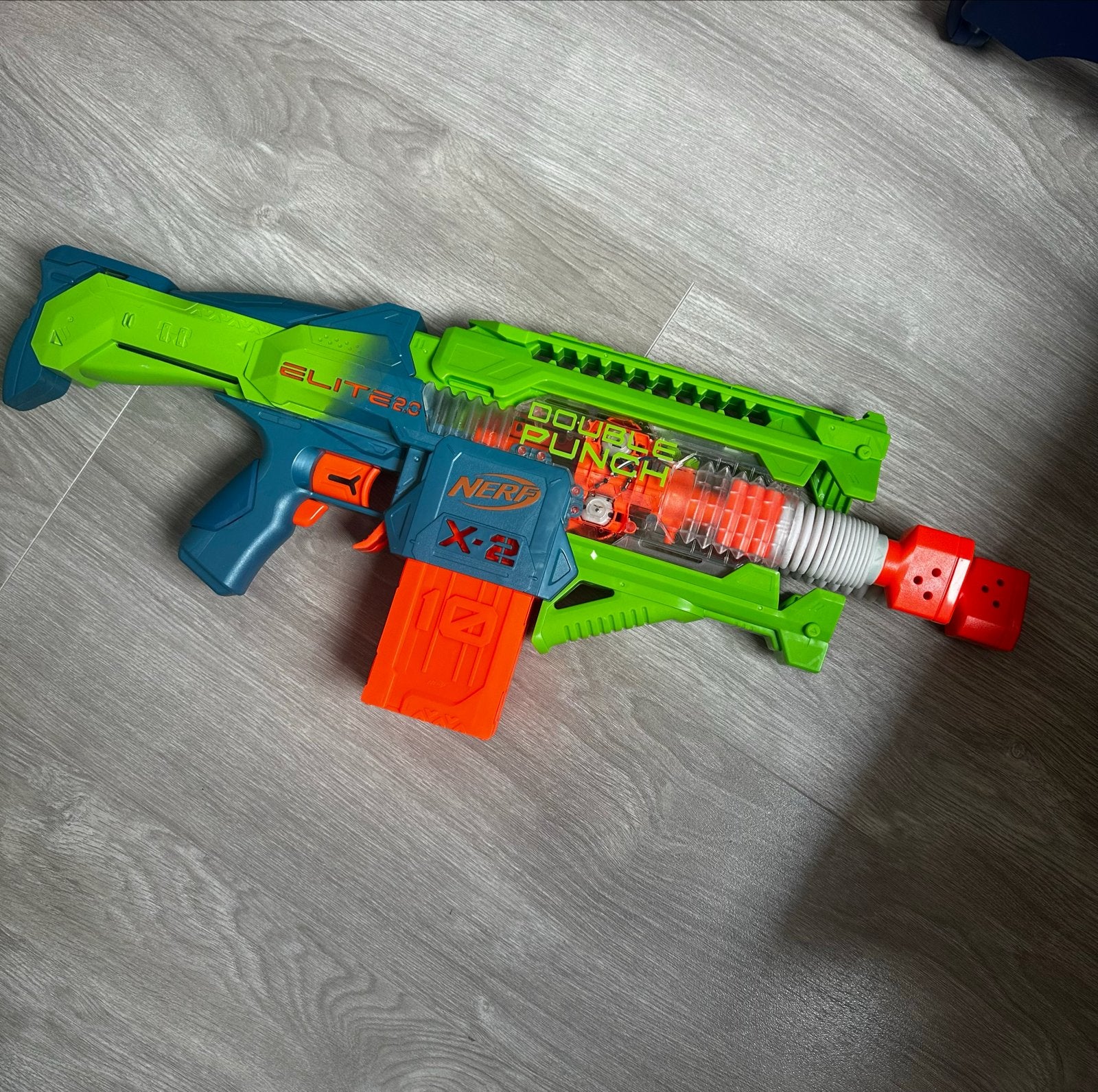 Nerf Elite 2.0 Double Punch Blaster, Ophalen, Zo goed als nieuw, Jongen of Meisje