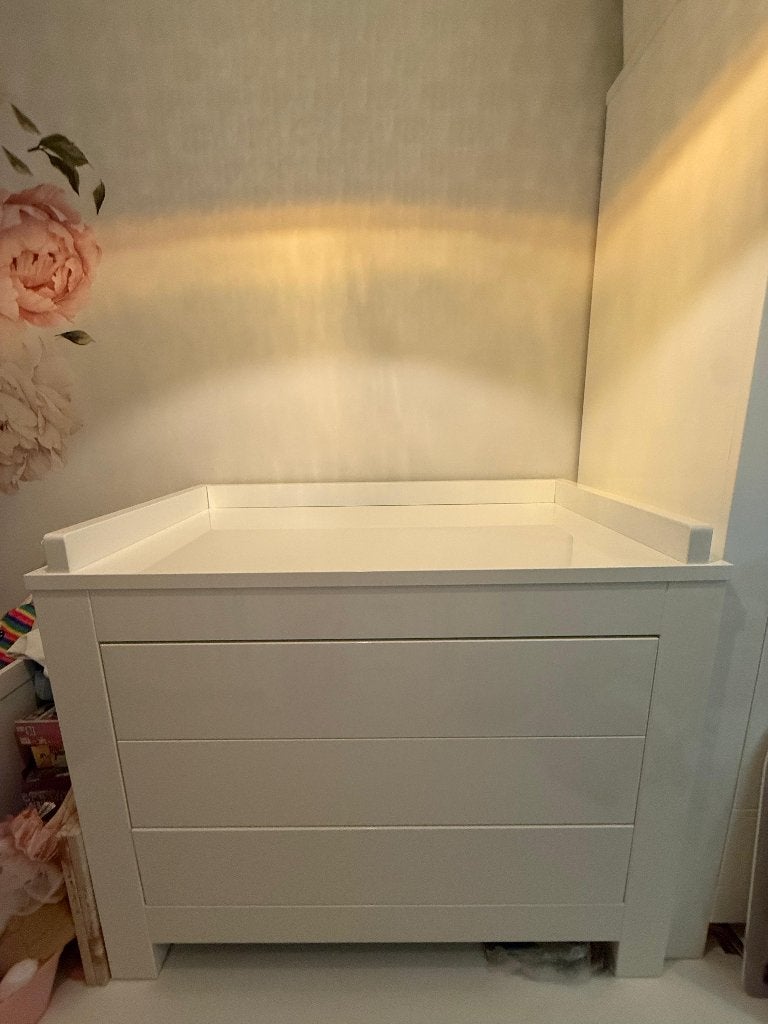 Baby commode Kidsmill Alaska hoogglans wit, Kinderen en Baby's, Ophalen, 50 tot 70 cm, 100 cm of meer, Zo goed als nieuw