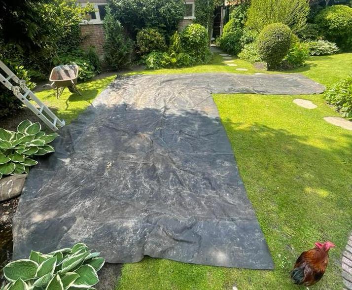 Epdm folie reststuk, Ophalen