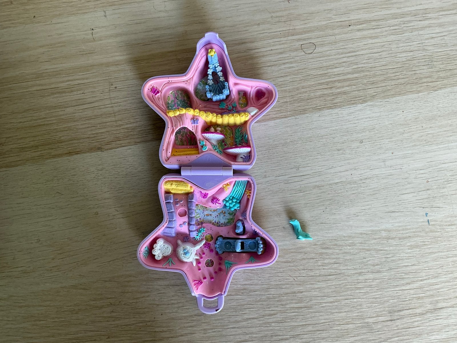 Vintage Polly Pocket Fairy Fantasy - exclusief poppetje, Ophalen of Verzenden, Gebruikt, Jongen of Meisje