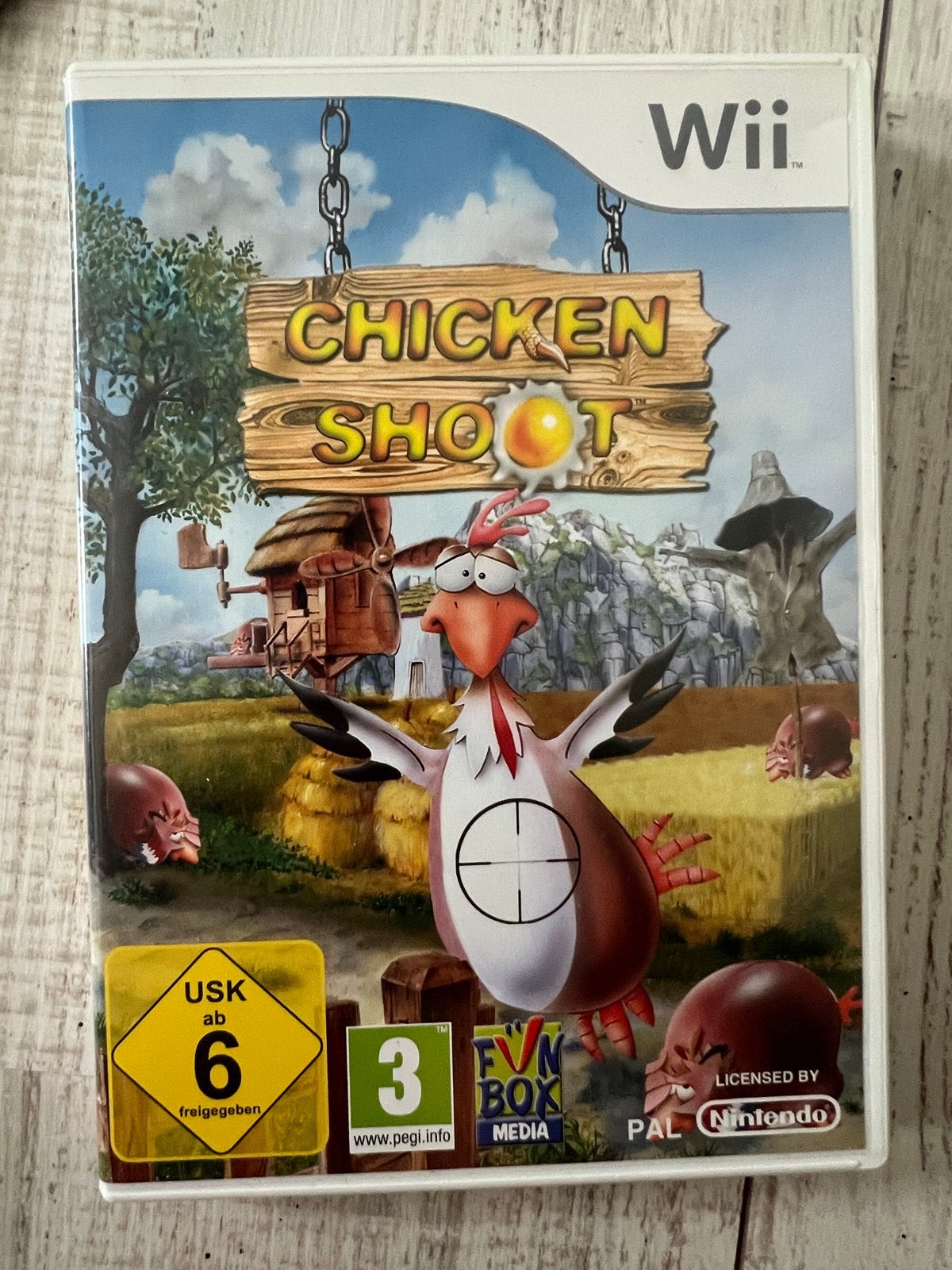 Chicken Shoot - Wii Game (USK 6), Spelcomputers en Games, Games | Nintendo Wii, Gebruikt, Shooter, Verzenden, 1 speler