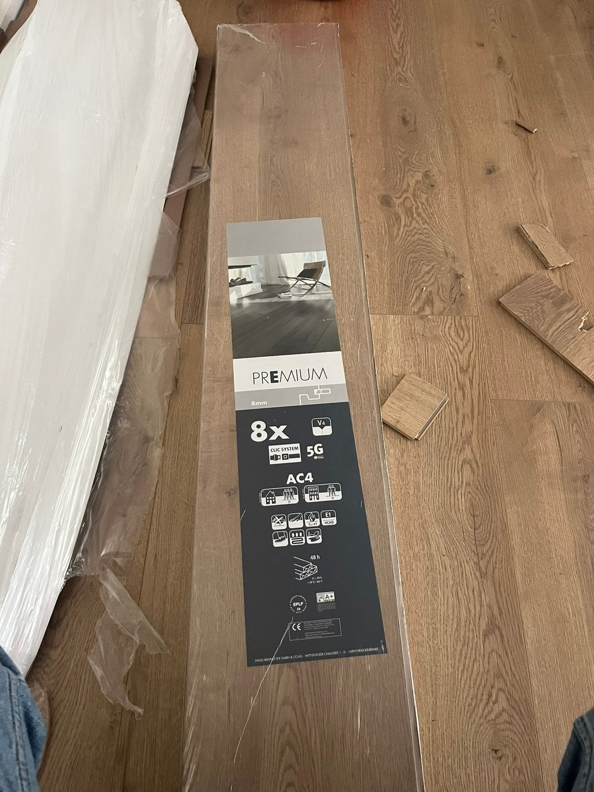 1 Pak Laminaat Vilano Premium 8mm AC4 van Praxis, Ophalen, 50 tot 150 cm, Nieuw, Minder dan 5 m²